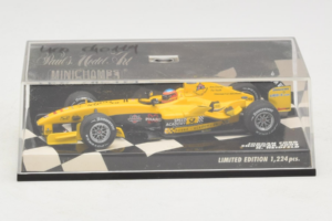 Jordan EJ14 Ford #18 N. Heidfeld Jordan Ford F1 Team Showcar 2004 Minichamps 1:43 400040088 Metal — zdjęcie 4 z 5
