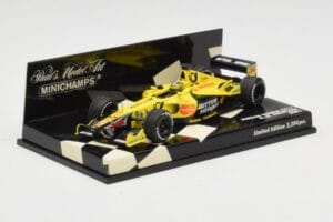 Jordan Honda EJ11 #7 H-H. Frentzen F1 2001 Minichamps 1:43 400010011 Metal — zdjęcie 2 z 5