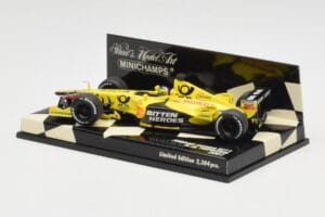 Jordan Honda EJ11 #7 H-H. Frentzen F1 2001 Minichamps 1:43 400010011 Metal — zdjęcie 3 z 5