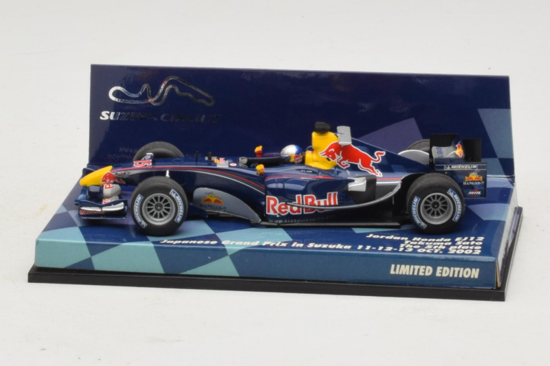 Jordan EJ12 Honda T. Sato F1 2002 Minichamps 1:43 403020110 Metal