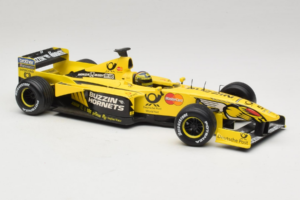 Jordan EJ10 H-H. Frentzen F1 Launch Edition 2000 Hot Wheels 1:18 29160 Metal — zdjęcie 4 z 6