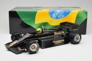 Lotus Renault 97T John Player Special #12 A. Senna Portuguese GP 1985 1st Victory Minichamps 1:12 540851292 Metal — zdjęcie 8 z 8