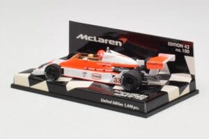 McLaren Ford M26 B. Giacomelli British GP 1978 Minichamps 1:43 530784333 Metal — zdjęcie 3 z 5