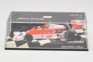 McLaren Ford M26 B. Giacomelli British GP 1978 Minichamps 1:43 530784333 Metal — zdjęcie 5 z 5