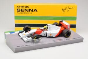 McLaren Ford MP4/8 #8 A. Senna Winner Australian GP 1993 Minichamps 1:18 543933838 Metal — zdjęcie 7 z 7