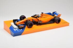 McLaren MCL33 #14 F. Alonso Canadian Grand Prix 300th Start 2018 Minichamps 1:18 533184014 Metal — zdjęcie 2 z 6