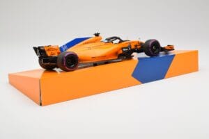 McLaren MCL33 #14 F. Alonso Canadian Grand Prix 300th Start 2018 Minichamps 1:18 533184014 Metal — zdjęcie 3 z 6