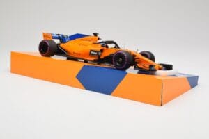 McLaren MCL33 #14 F. Alonso Canadian Grand Prix 300th Start 2018 Minichamps 1:18 533184014 Metal — zdjęcie 4 z 6