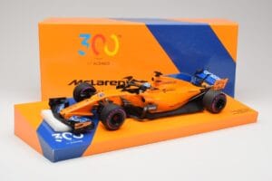 McLaren MCL33 #14 F. Alonso Canadian Grand Prix 300th Start 2018 Minichamps 1:18 533184014 Metal — zdjęcie 6 z 6