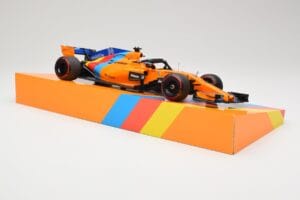 McLaren MCL33 Renault #14 F. Alonso Abu Dhabi GP 2018 Minichamps 1:18 533183914 Żywica — zdjęcie 4 z 7