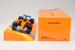 McLaren MCL33 Renault #14 F. Alonso Abu Dhabi GP 2018 Minichamps 1:18 533183914 Żywica — zdjęcie 6 z 7