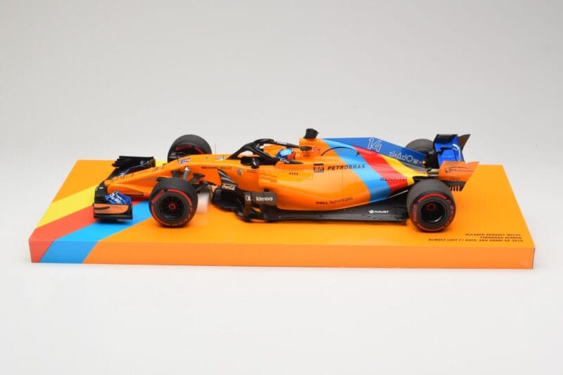 McLaren MCL33 Renault #14 F. Alonso Abu Dhabi GP 2018 Minichamps 1:18 533183914 Żywica