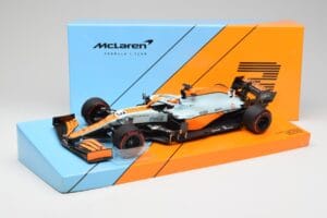 McLaren MCL35M #3 D. Ricciardo Monaco GP 2021 Minichamps 1:18 533212403 Metal — zdjęcie 6 z 6