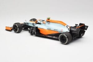 McLaren MCL35M #4 L. Norris Monaco GP 2021 Minichamps 1:18 530212404 Metal — zdjęcie 5 z 7