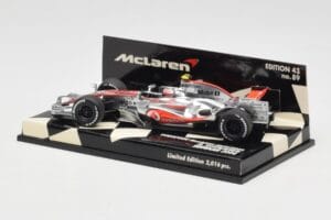 McLaren Mercedes MP4-23 #23 H. Kovalainen Showcar 2008 Minichamps 1:43 530084393 Metal — zdjęcie 3 z 5