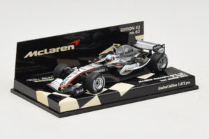 McLaren MP4-20 Mercedes A. Wurz F1 2005 Minichamps 1:43 530054355 Metal — zdjęcie 2 z 5