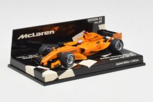 McLaren Mercedes MP4-20 G. Paffett Test Car 2006 Minichamps 1:43 530064395 Metal — zdjęcie 2 z 5