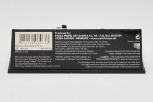McLaren Mercedes MP4-20 #10 J-P. Montoya Race Car 2005 Minichamps 1:43 530054310 Metal — zdjęcie 4 z 5