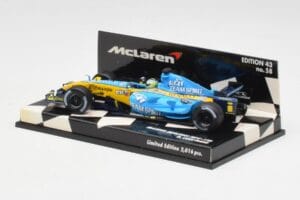 McLaren MP4-19B #5 D. Coulthard F1 2004 Minichamps 1:43 530044315 Metal — zdjęcie 2 z 5