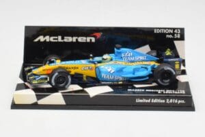 McLaren MP4-19B #5 D. Coulthard F1 2004 Minichamps 1:43 530044315 Metal