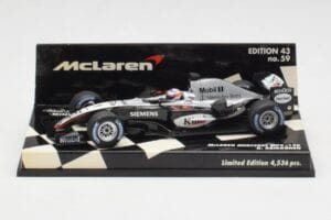 McLaren MP4-19B #6 K. Raikkonen F1 2004 Minichamps 1:43 530044316 Metal