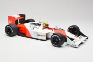 McLaren Honda MP4/4 Marlboro #12 A. Senna F1 World Champion 1988 Minichamps 1:12 540881212 Metal — zdjęcie 4 z 6