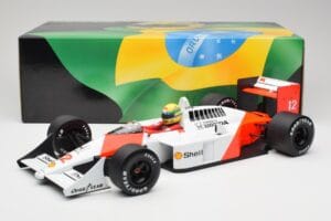McLaren Honda MP4/4 Marlboro #12 A. Senna F1 World Champion 1988 Minichamps 1:12 540881212 Metal — zdjęcie 6 z 6