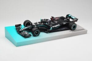 Mercedes AMG Petronas W11 #44 L. Hamilton Winner British GP 2020 Minichamps 1:18 113200444 Metal — zdjęcie 2 z 7