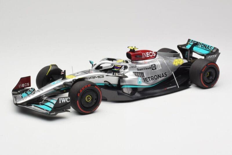 Mercedes AMG W13 E Performance Petronas #44 L. Hamilton Spanish GP 2022 Minichamps 1:18 110220044 Metal