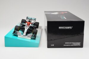 Mercedes AMG Petronas W10 EQ Power+ #44 L. Hamilton Monaco GP Winner 2019 Minichamps 1:18 113906644 Żywica — zdjęcie 6 z 7