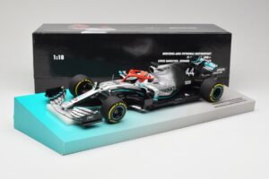 Mercedes AMG Petronas W10 EQ Power+ #44 L. Hamilton Monaco GP Winner 2019 Minichamps 1:18 113906644 Żywica — zdjęcie 7 z 7