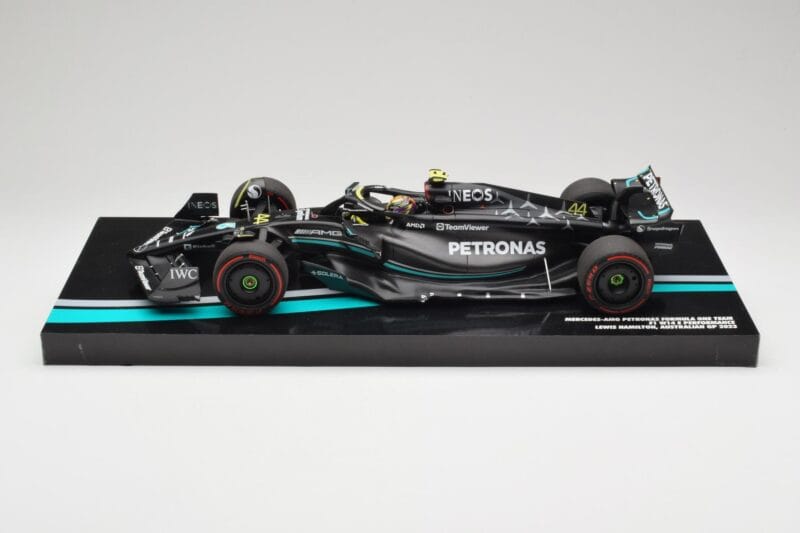 Mercedes AMG W14 E Performance Petronas #44 L. Hamilton Australian GP 2023 Minichamps 1:18 113230144 Żywica