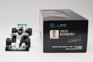 Mercedes AMG W07 #6 N. Rosberg Australia GP Winner 2016 Minichamps 1:18 110160006 Metal — zdjęcie 7 z 7