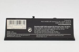 Minardi Cosworth PS03 #19 G. Bruni F1 2003 Minichamps 1:43 400030139 Metal — zdjęcie 4 z 5
