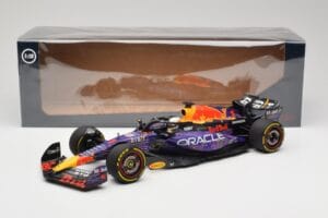 Oracle Red Bull Racing RB19 #33 M. Verstappen Las Vegas GP Winner 2023 Minichamps 1:18 110232201 Żywica — zdjęcie 7 z 7