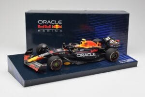 Red Bull Racing RB19 #11 S. Perez Winner Saudi Arabian GP 2023 Minichamps 1:18 113230111 Metal — zdjęcie 6 z 6