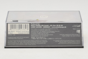 Toyota TF109 #10 T. Glock Panasonic Toyota Racing Australian GP 2009 Minichamps 1:43 400090010 Metal — zdjęcie 5 z 5