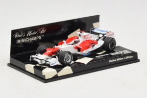 Toyota TF108 #9 J. Trulli Panasonic Toyota Racing Showcar F1 2008 Minichamps 1:43 400080081 Metal — zdjęcie 2 z 5