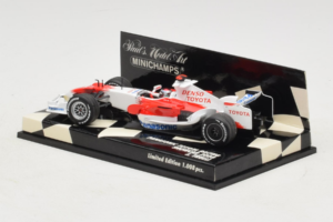 Toyota TF108 #9 J. Trulli Panasonic Toyota Racing Showcar F1 2008 Minichamps 1:43 400080081 Metal — zdjęcie 3 z 5