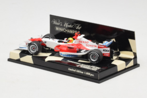 Toyota TF107 Panasonic #11 R. Schumacher Panasonic Toyota Racing Showcar 2007 Minichamps 1:43 400070081 Metal — zdjęcie 3 z 5