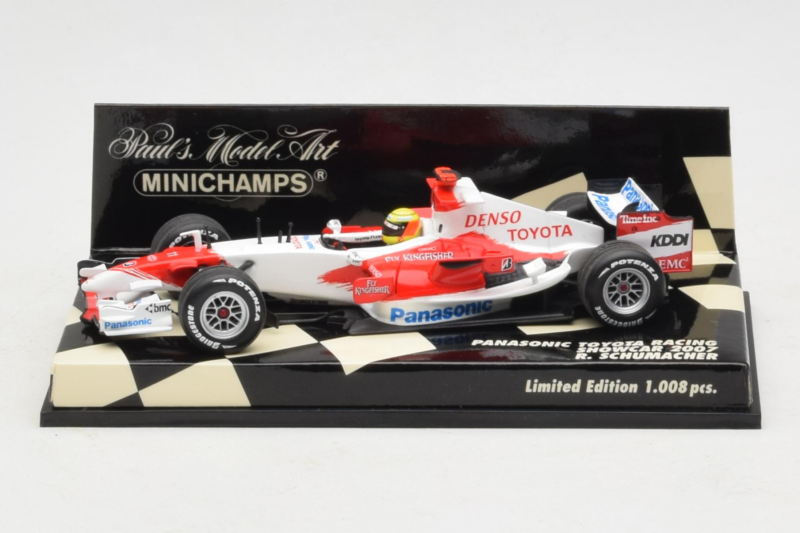 Toyota TF107 Panasonic #11 R. Schumacher Panasonic Toyota Racing Showcar 2007 Minichamps 1:43 400070081 Metal