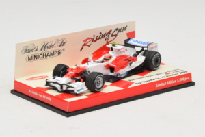 Panasonic Toyota Racing TF108 T. Glock F1 Showcar 2008 Minichamps 1:43 403080082 Metal — zdjęcie 2 z 5