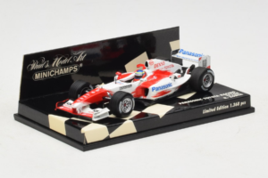 Toyota TF104 Panasonic #16 R. Zonta Panasonic Toyota Racing 2004 Minichamps 1:43 400040116 Metal — zdjęcie 2 z 5