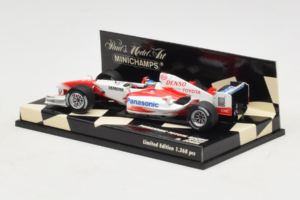 Toyota TF104 Panasonic #16 R. Zonta Panasonic Toyota Racing 2004 Minichamps 1:43 400040116 Metal — zdjęcie 3 z 5