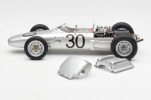 Porsche 804 #30 D. Gurney French Grand Prix 1962 AUTOart 1:18 86271 Metal — zdjęcie 3 z 6