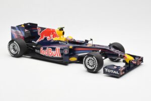 Red Bull RB6 #7 M. Webber Red Bull Racing Showcar 2010 Minichamps 1:18 150100076-R1 Metal — zdjęcie 4 z 6