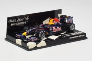 Red Bull Racing Renault RB5 #14 M. Webber Race Car 2009 Minichamps 1:43 400090114 Metal — zdjęcie 2 z 5