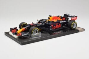 Red Bull RB16B #33 M. Verstappen France GP Winner 2021 Minichamps 1:18 113210833 Metal — zdjęcie 2 z 7