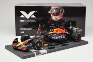Red Bull RB19 Oracle #1 M. Verstappen Bahrain GP 2023 Winner Minichamps 1:18 113230201 Żywica — zdjęcie 7 z 7