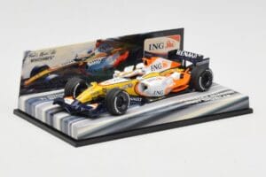 Renault R27 G. Fisichella / H. Kovalainen Showcar 2007 Minichamps 1:43 403070172 Metal — zdjęcie 2 z 5